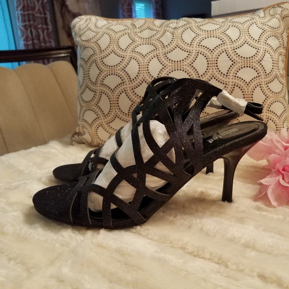 NWT Kenneth Cole Glitter Xcross Heel - Picture 5 of 7